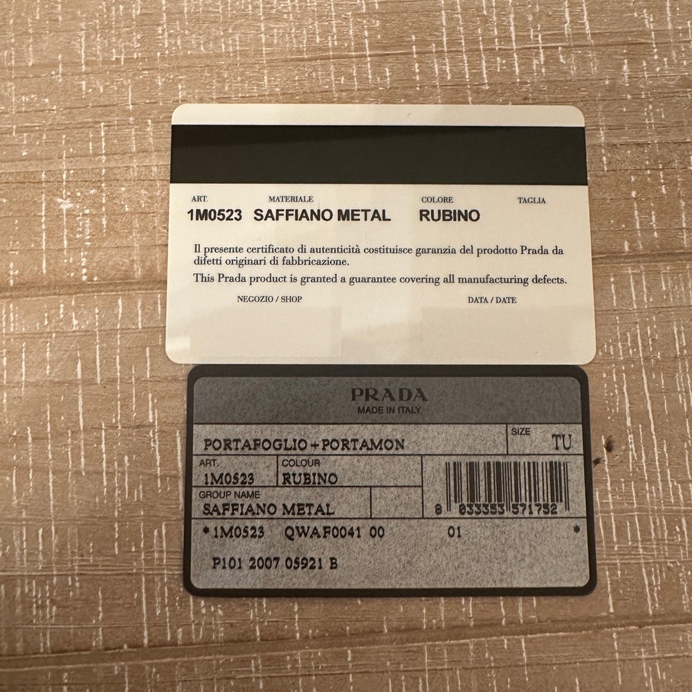 Authentic Prada Wallet (Red Color) - Picture 5 of 13
